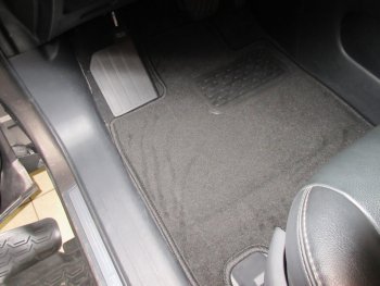 669 р. Коврики в салон Klever Premium NISSAN Pathfinder, 2014-2017, 2016-2020, внед., 5 шт. (текстиль)  Ни Klever klever03365922110kh  с доставкой в г. Кемерово. Увеличить фотографию 1