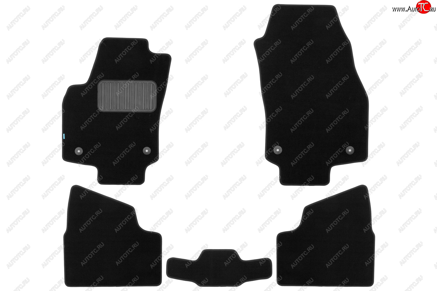 569 р. Коврики в салон Klever Premium OPEL Astra H GTC 3D 2004-2007, 2006-2014, хб., 5 шт. (текстиль)  Опель Астра Klever klever03371022110kh  с доставкой в г. Кемерово