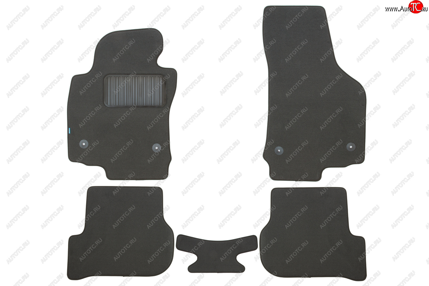 9 549 р. Коврики салона (текстиль) Klever Premium Seat Leon 1P хэтчбэк 5 дв. дорестайлинг (2005-2009) (Чёрные)  с доставкой в г. Кемерово