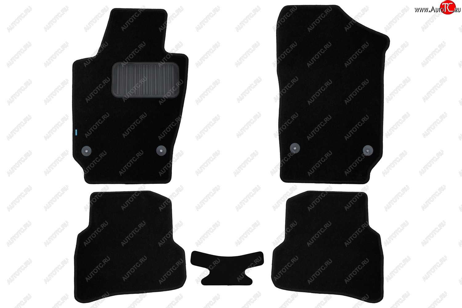 419 р. Коврики салона (текстиль) Klever Premium Seat Ibiza 6J,6P хэтчбэк 5 дв.  рестайлинг (2012-2016) (Чёрные)  с доставкой в г. Кемерово