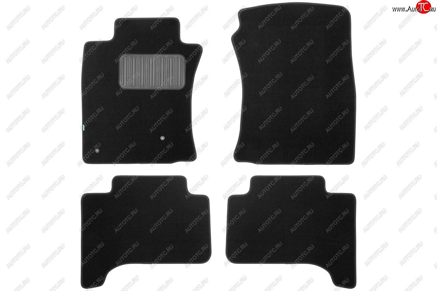 9 549 р. Коврики салона (текстиль) Klever Premium Toyota Land Cruiser Prado J120 (2002-2009) (Чёрные)  с доставкой в г. Кемерово