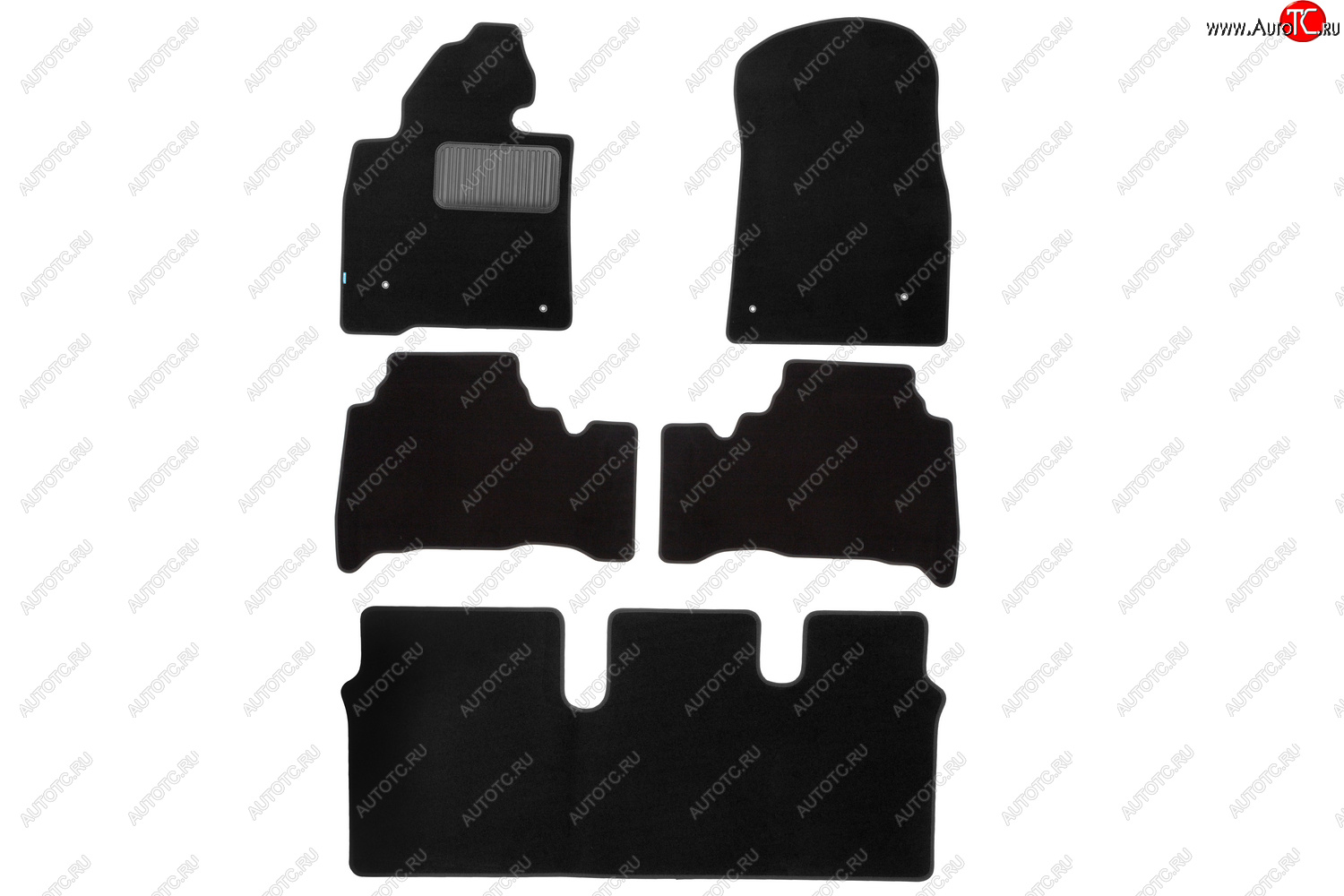 1 499 р. Коврики салона (текстиль) Klever Premium Toyota Land Cruiser 200 2-ой рестайлинг (2015-2021) (Чёрные)  с доставкой в г. Кемерово
