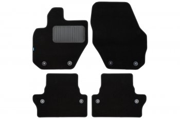 419 р. Коврики в салон Klever Premium VOLVO S60 АКПП 2010-2013, 2013-2018 сед., 4 шт. (текстиль)  Вольво С Klever klever03500322110kh  с доставкой в г. Кемерово. Увеличить фотографию 1