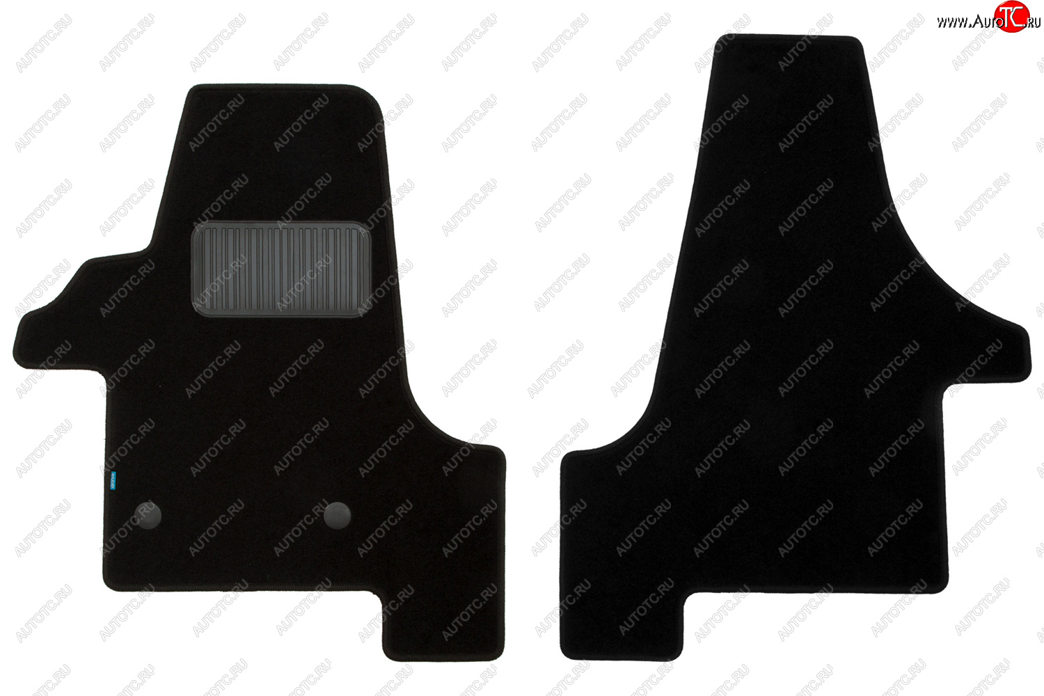 9 549 р. Передние коврики салона (текстиль) Klever Premium  Volkswagen Transporter  T5 (2003-2015) дорестайлинг, рестайлинг (Чёрные)  с доставкой в г. Кемерово