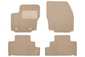 429 р. Коврики в салон Klever Premium FORD S-max 2006-2010, 2010-2015, мв., 4 шт. (5 мест) (текстиль, бежев Klever klever04161222112kh  с доставкой в г. Кемерово. Увеличить фотографию 1