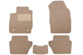 399 р. Коврики в салон Klever Premium FORD Fiesta 3D 2008-2013, 2012-2019, хб., 5 шт. (текстиль, бежевые)  Klever klever04162322112kh  с доставкой в г. Кемерово. Увеличить фотографию 1