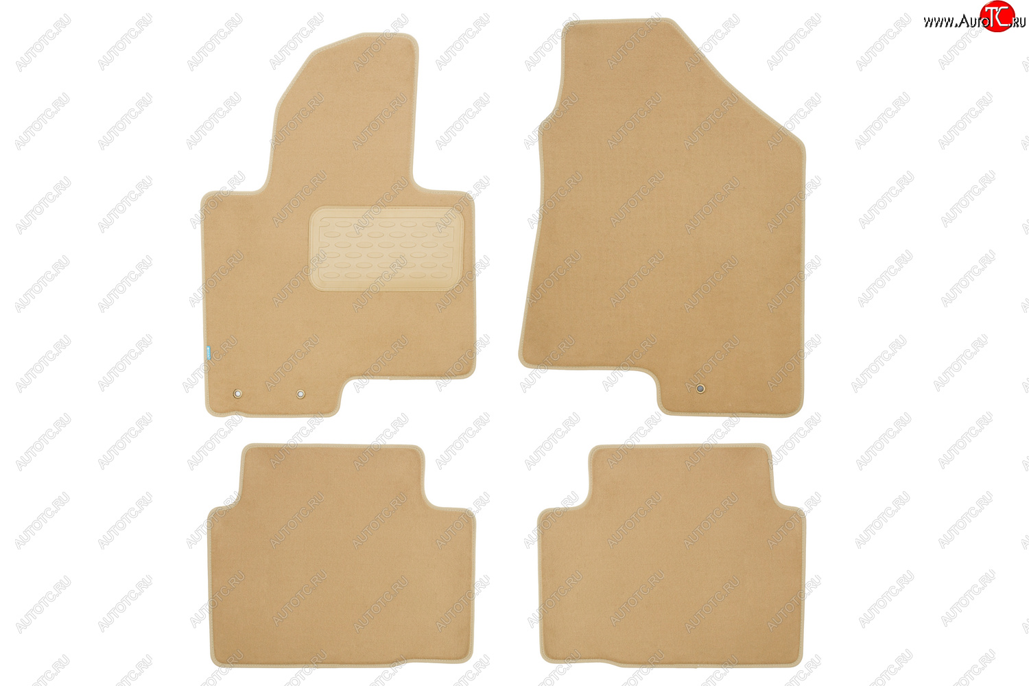 449 р. Коврики в салон Klever Premium HYUNDAI IX35 2010-2013, 2013-2015, кросс., 5 шт. (текстиль, бежевые)  Klever klever04203622112kh  с доставкой в г. Кемерово