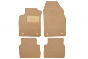 439 р. Коврики в салон Klever Premium OPEL Vectra C АКПП 2002-2005, 2005-2008, сед., 4 шт. (текстиль, бежев Klever klever04370422112kh  с доставкой в г. Кемерово. Увеличить фотографию 1