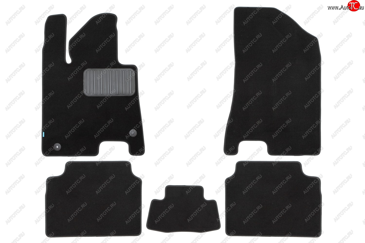 6 999 р. Коврики салона (текстиль) Klever Premium KIA K5 DL (2019-2022) (Чёрные)  с доставкой в г. Кемерово