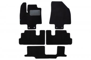 Коврики салона (текстиль) Klever Premium INFINITI QX60  L51 (2021-2025) (Чёрные)