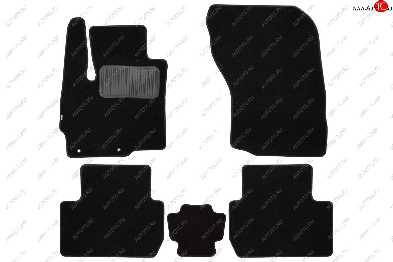 9 549 р. Коврики салона (текстиль) Klever Premium Mitsubishi Outlander GF 2-ой рестайлинг (2015-2018) (Чёрные)  с доставкой в г. Кемерово