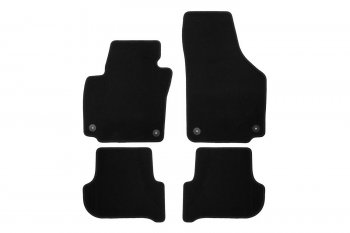 Коврики салона (текстиль) Klever Econom Skoda Yeti (2009-2013) (Чёрные)
