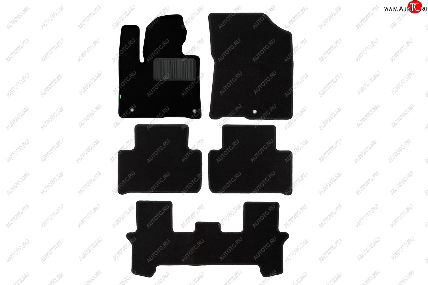 5 249 р. Комплект ковриков в салон (чёрные, текстиль) Klever Standard  KIA Sorento  MQ4 (2020-2022)  с доставкой в г. Кемерово