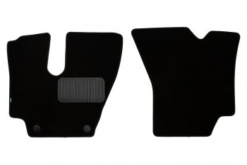 Коврики салона (текстиль) Klever Premium Ford Cargo (2013-2025) седельный тягач (Чёрные)