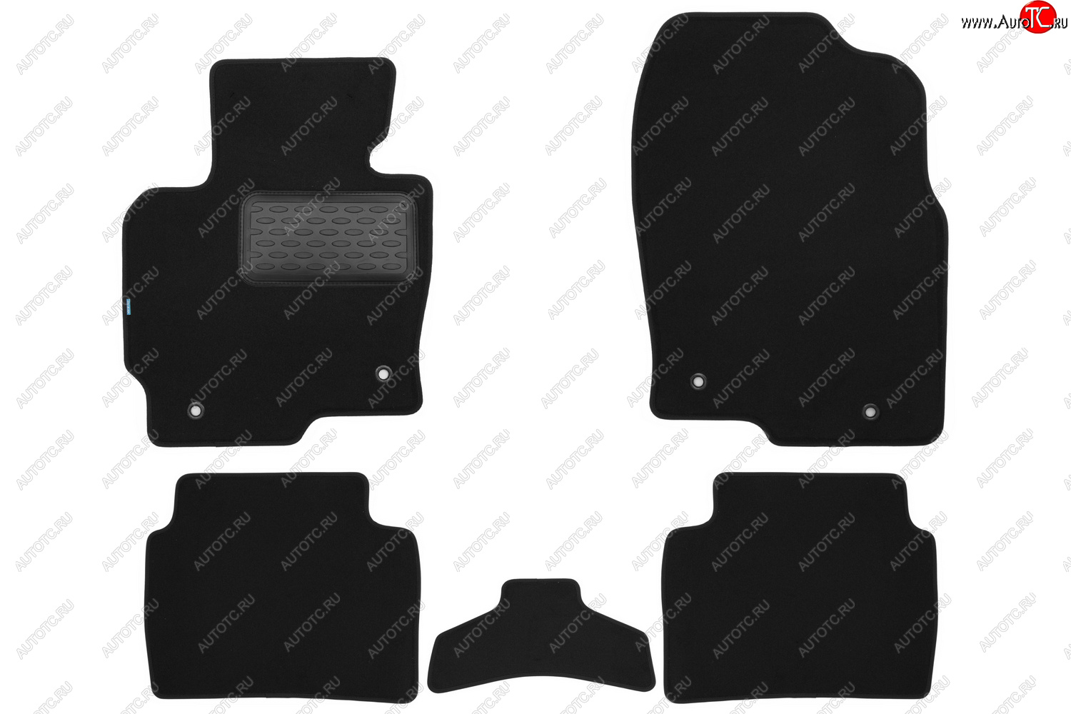 9 549 р. Коврики салона (текстиль) Klever Premium Mazda CX-5 KE дорестайлинг (2011-2014) (Чёрные)  с доставкой в г. Кемерово