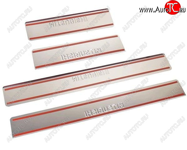 1 049 р.     Накладки на пороги MITSUBISHI ASX 2013 Штамп  mtl10-npld3  с доставкой в г. Кемерово