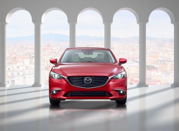 12 999 р. Капот BodyParts Mazda 6 GJ 1 рестайлинг универсал (2015-2018) (Неокрашенный)  с доставкой в г. Кемерово. Увеличить фотографию 2