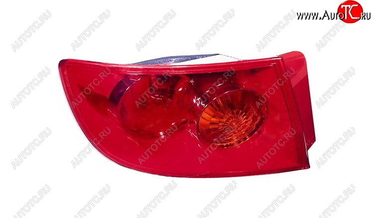 2 169 р. Левый фонарь задний (красный) BodyParts Mazda 3/Axela BK дорестайлинг седан (2003-2006)  с доставкой в г. Кемерово