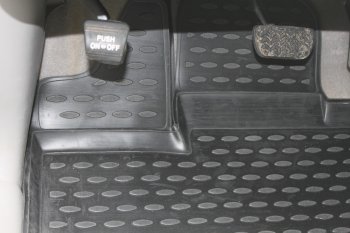 5 999 р. Коврики в салон Element (полиуретан) Toyota Sienna XL20 дорестайлинг (2003-2006)  с доставкой в г. Кемерово. Увеличить фотографию 2