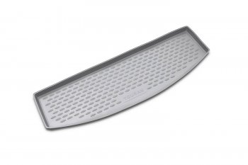 Короткий коврик в багажник (полиуретан) Element Volkswagen Touran  1T (2003-2015) дорестайлинг минивэн, 1-ый рестайлинг минивэн, 2-ой рестайлинг минивэн (Серый)
