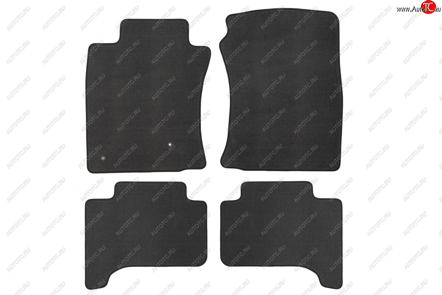 289 р. Коврики салона (текстиль) Klever Econom Toyota Land Cruiser Prado J120 (2002-2009) (Чёрные)  с доставкой в г. Кемерово
