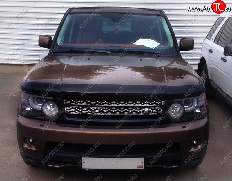2 699 р. Дефлектор капота SIM  Land Rover Range Rover Sport  1 L320 (2009-2013) рестайлинг  с доставкой в г. Кемерово