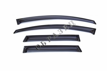 4 499 р. Дефлекторы боковых окон Subaru Tribeca, 2005-2014, 4ч., темный  Субару Трибека SIM nld.ssutri0532  с доставкой в г. Кемерово. Увеличить фотографию 1
