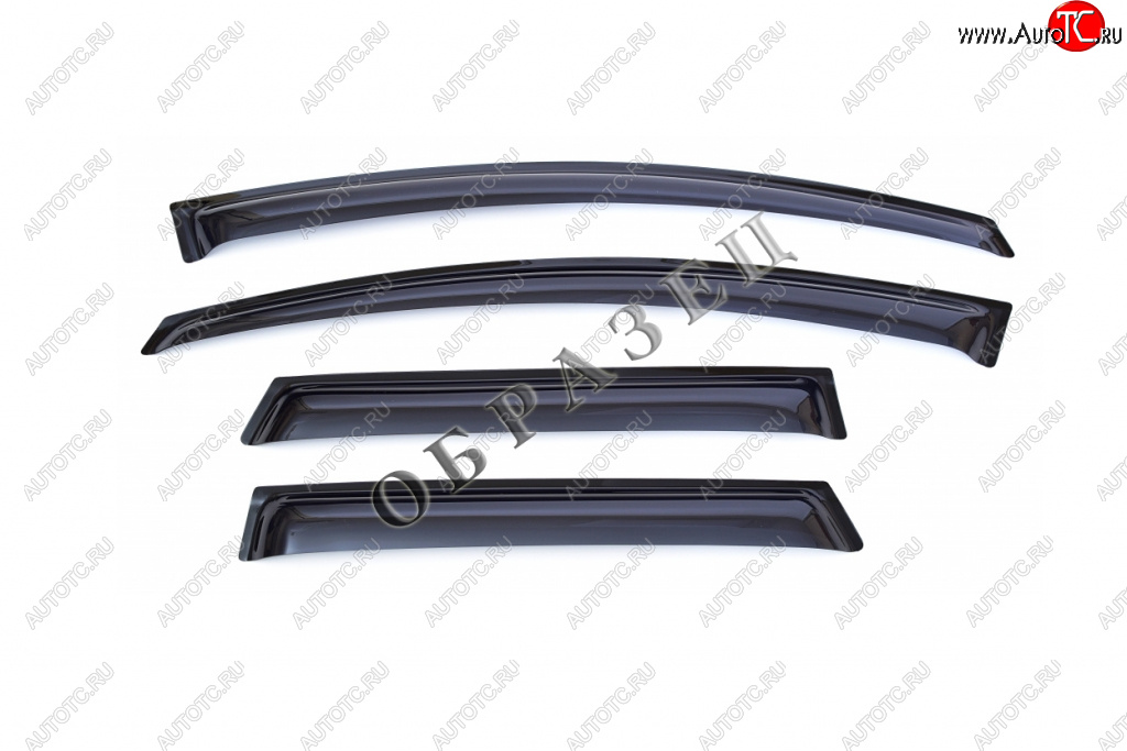 4 499 р. Дефлекторы боковых окон Subaru Tribeca, 2005-2014, 4ч., темный  Субару Трибека SIM nld.ssutri0532  с доставкой в г. Кемерово