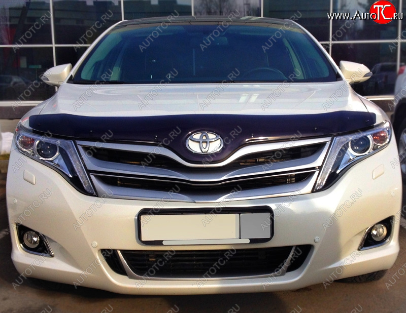 3 299 р. Дефлектор капота SIM Toyota Venza GV10 рестайлинг (2012-2016)  с доставкой в г. Кемерово