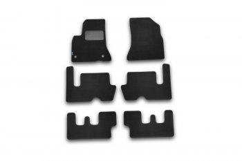 Комплект ковриков в салон (АКПП, чёрные, текстиль) Element CITROEN C4 Grand Picasso (2006-2014) (Чёрные)