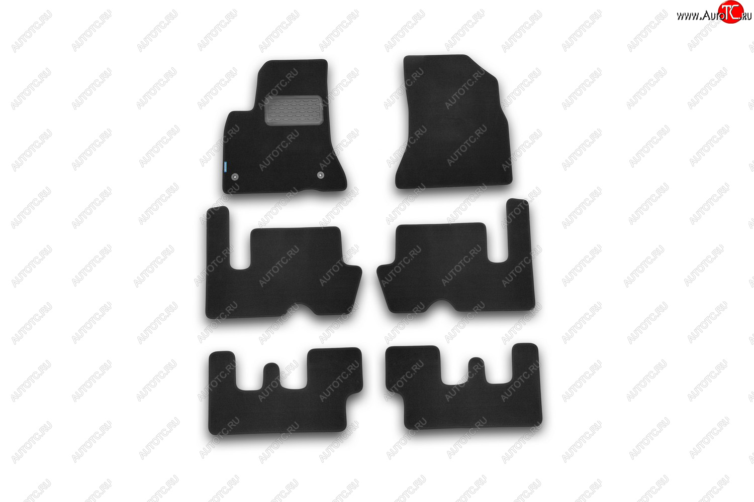 399 р. Комплект ковриков в салон (АКПП, чёрные, текстиль) Element CITROEN C4 Grand Picasso (2006-2014) (Чёрные)  с доставкой в г. Кемерово