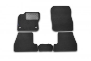 5 199 р. Коврики в салон FORD Focus 3 2011-2015, 2014-2019, хб., 5 шт. (текстиль)  Форд Фокус Autofamily nlt.16.32.11.110kh  с доставкой в г. Кемерово. Увеличить фотографию 1