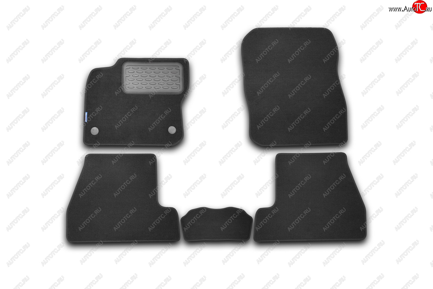 5 199 р. Коврики в салон FORD Focus 3 2011-2015, 2014-2019, хб., 5 шт. (текстиль)  Форд Фокус Autofamily nlt.16.32.11.110kh  с доставкой в г. Кемерово