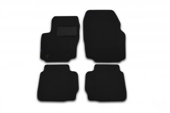 Комплект ковриков в салон (МКПП, чёрные, текстиль) Element Ford Edge CD539 дорестайлинг (2015-2018) (Текст новой модификации)