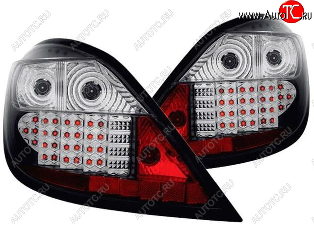 10 249 р. Комплект фонарей задних (хрусталь, диодные, чёрные внутри) BodyParts Opel Astra H хэтчбек 5дв дорестайлинг (2004-2007)  с доставкой в г. Кемерово