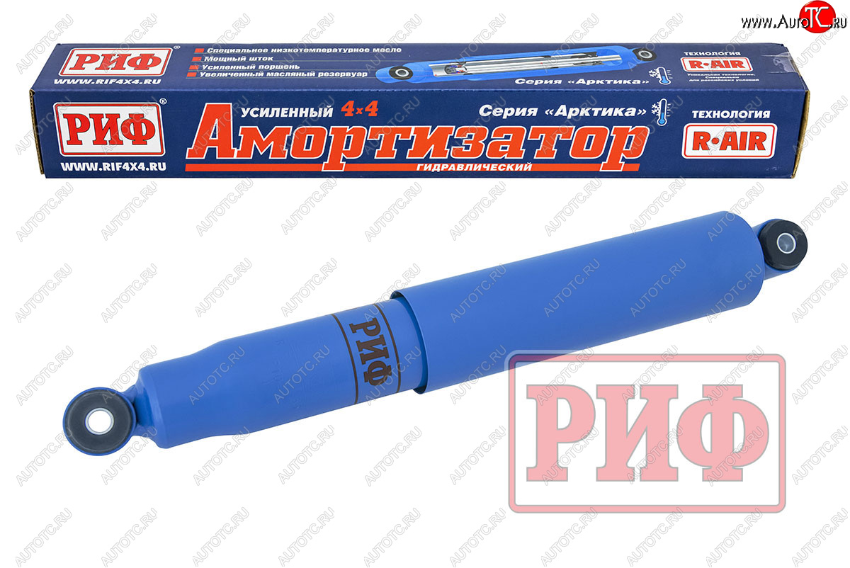 5 339 р. Амортизатор передний (4х4, усиленный, штатный и лифт +50, LH=RH, масляный) РИФ Арктика ГАЗ Соболь 2217 автобус дорестайлинг  (1998-2002)  с доставкой в г. Кемерово