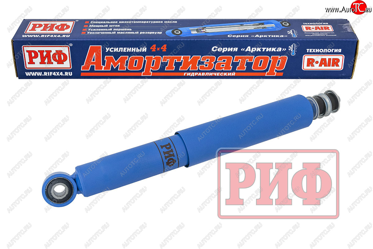 10 339 р. Амортизатор задний (усиленный, лифт +45, LH=RH, масляный) РИФ Арктика Toyota Land Cruiser Prado J120 (2002-2009)  с доставкой в г. Кемерово