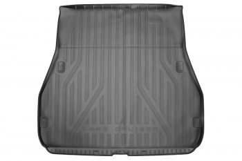 3 499 р. Коврик в багажник подходит для TOYOTA Land Cruiser 300 2021- Внед, стандартный, 1шт. (полиуретан)  Тойота Ленд крузер TOYOTA pw24160004  с доставкой в г. Кемерово. Увеличить фотографию 1