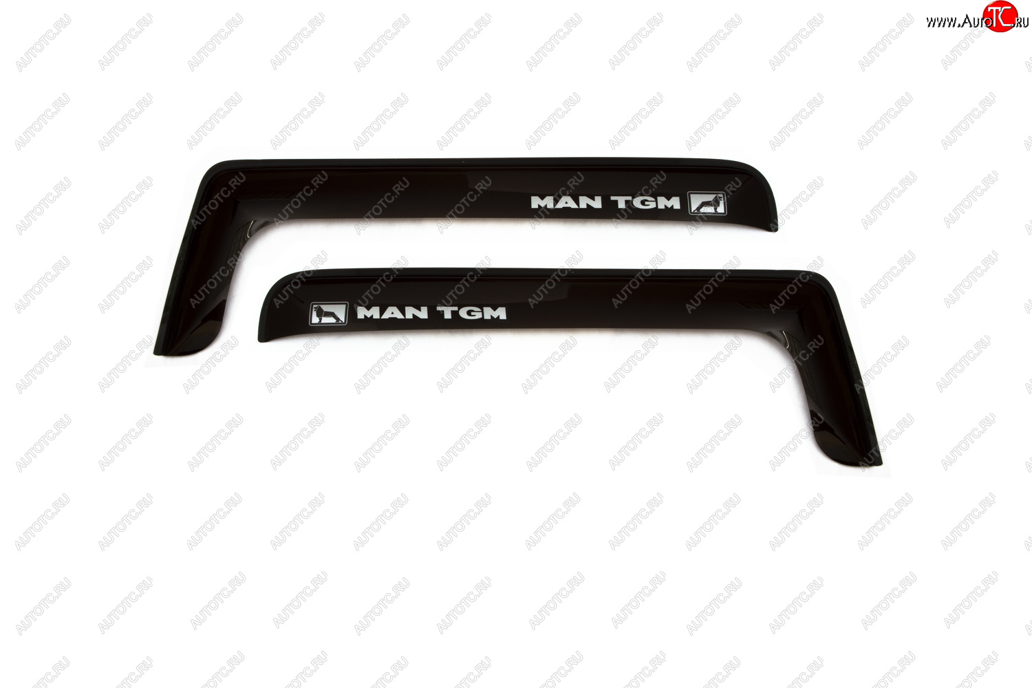 2 399 р. Дефлектор окон 2 шт. MAN TGM короткий, накладной, скотч 3М, дымчатый  Ман ТГМ REIN reinwv857  с доставкой в г. Кемерово
