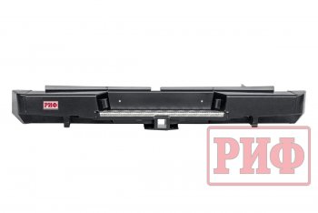 44 319 р. Бампер силовой задний РИФ Mitsubishi L200 5 KK,KL рестайлинг (2018-2022) (с квадратом под фаркоп)  с доставкой в г. Кемерово. Увеличить фотографию 3