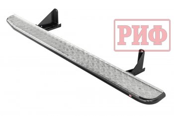 48 289 р. Защита порогов с подножкой РИФ Mitsubishi L200 5 KK,KL рестайлинг (2018-2022)  с доставкой в г. Кемерово. Увеличить фотографию 2