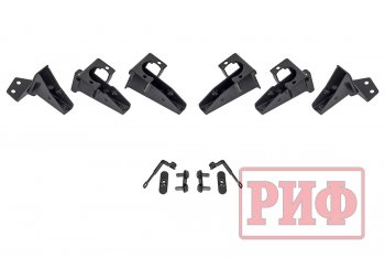 73 659 р. Защита порогов с подножкой РИФ Jeep Wrangler JL 3 дв. дорестайлинг (2018-2024)  с доставкой в г. Кемерово. Увеличить фотографию 11