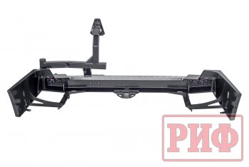 116 999 р. Бампер задний силовой РИФ  Toyota Land Cruiser  100 (1998-2007) дорестайлинг, 1-ый рестайлинг, 2-ой рестайлинг (С квадратом под фаркоп, калиткой, фонарями и подсветкой номера)  с доставкой в г. Кемерово. Увеличить фотографию 2