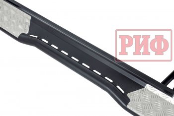 48 179 р. Защита порогов с подножкой РИФ Toyota Land Cruiser Prado J120 (2002-2009)  с доставкой в г. Кемерово. Увеличить фотографию 4