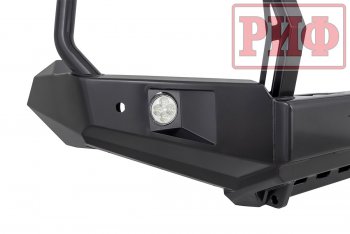 73 999 р. Бампер передний силовой РИФ  Toyota Land Cruiser  200 (2007-2015) дорестайлинг, 1-ый рестайлинг (С дополнительными фарами, защитной дугой и защитой бачка омывателя)  с доставкой в г. Кемерово. Увеличить фотографию 11