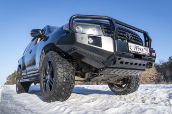 73 999 р. Бампер передний силовой РИФ  Toyota Land Cruiser  200 (2007-2015) дорестайлинг, 1-ый рестайлинг (С дополнительными фарами, защитной дугой и защитой бачка омывателя)  с доставкой в г. Кемерово. Увеличить фотографию 5