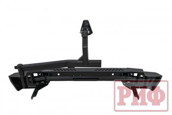 122 999 р. Бампер силовой задний РИФ  Toyota Land Cruiser  200 (2012-2015) 1-ый рестайлинг ( с квадратом под фаркоп, калиткой, фонарями, подсветкой номера)  с доставкой в г. Кемерово. Увеличить фотографию 10