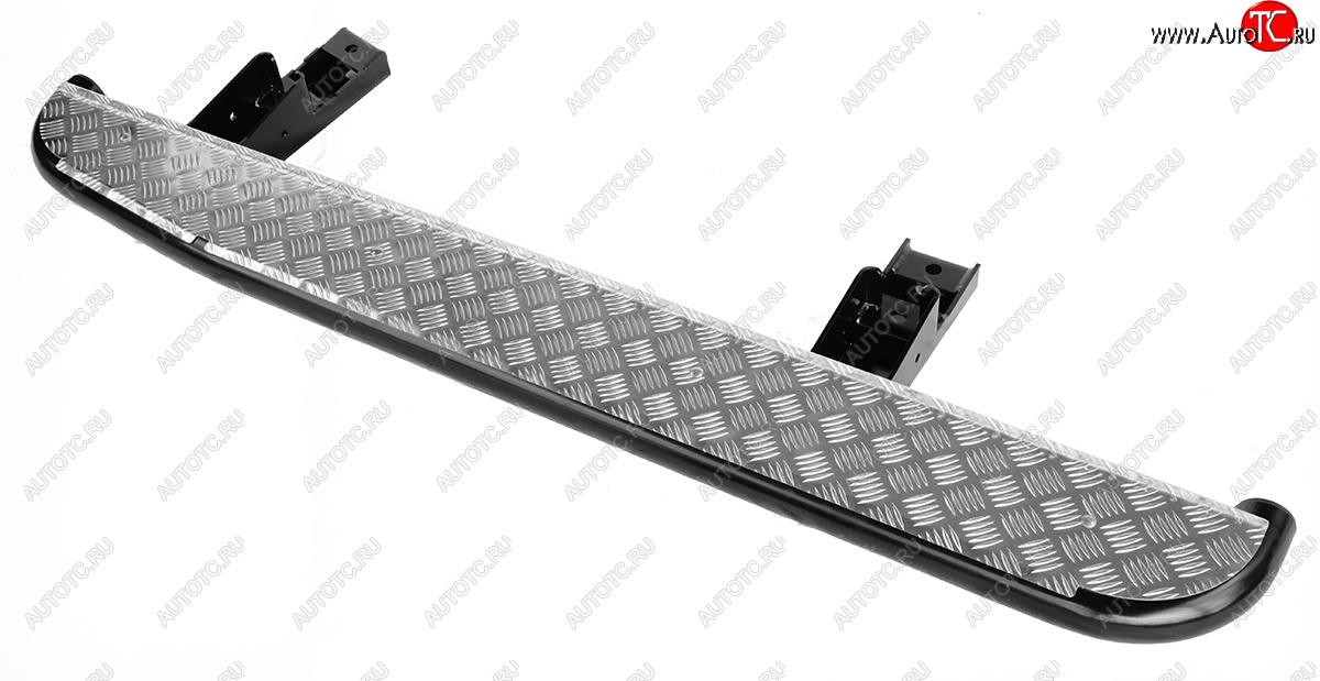 56 999 р. Защита порогов с подножкой (на а/м без гидроподвески) РИФ Toyota Land Cruiser 200 дорестайлинг (2007-2012)  с доставкой в г. Кемерово