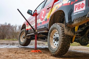 48 179 р. Защита порогов с подножкой РИФ Isuzu D-Max RT85 DoubleCab дорестайлинг (2011-2017)  с доставкой в г. Кемерово. Увеличить фотографию 7