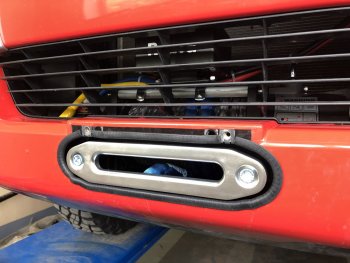 25 279 р. Площадка под лебёдку РИФ (в штатный бампер)  Toyota Fortuner  AN160 (2015-2025) дорестайлинг, рестайлинг  с доставкой в г. Кемерово. Увеличить фотографию 3